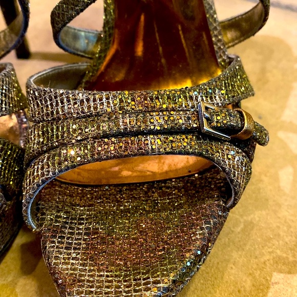 Nine West Metallic Glitter Heels - Picture 4 of 6